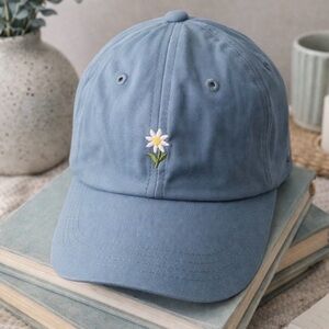 Blue Daisy Baseball Cap 🌼